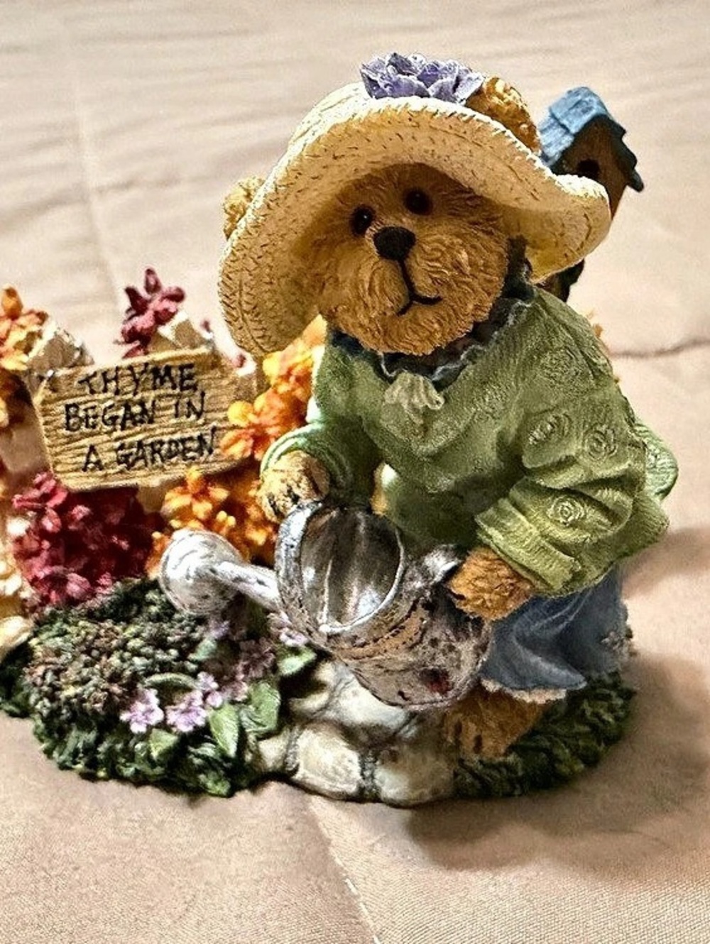 Boyds Bears & Friends Garden Thyme Garden Figurine Decor